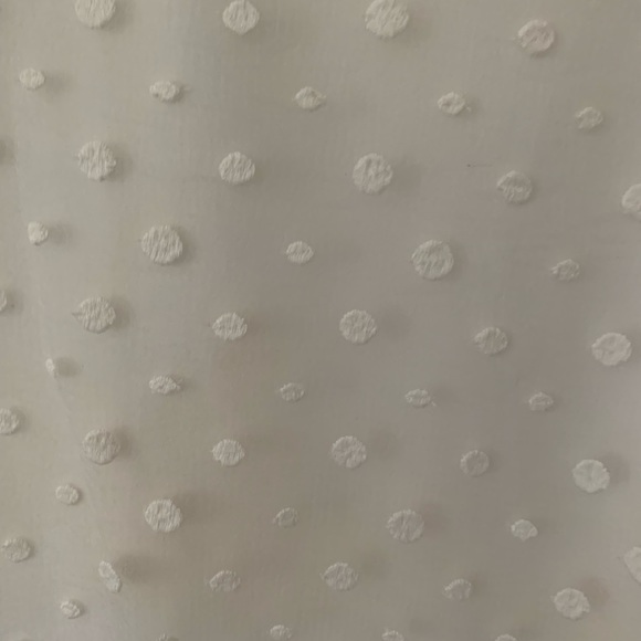 Club Monaco white sheer two layer top - Picture 2 of 2